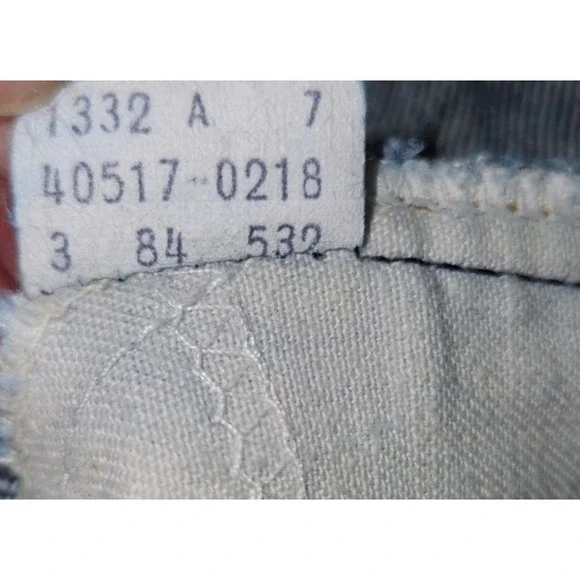 Vintage Levis 532 1984 Jeans Mens Flare 36X34 Orange Tab Blue Denim USA Made - Picture 11 of 16